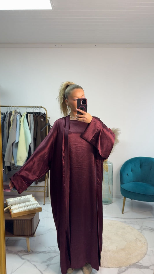 Ensemble robe et kimono brillant