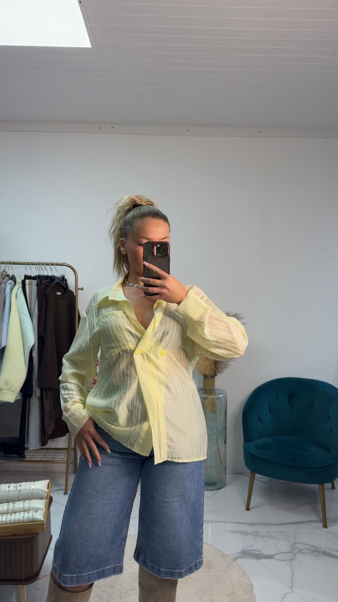 Chemise asymétrique