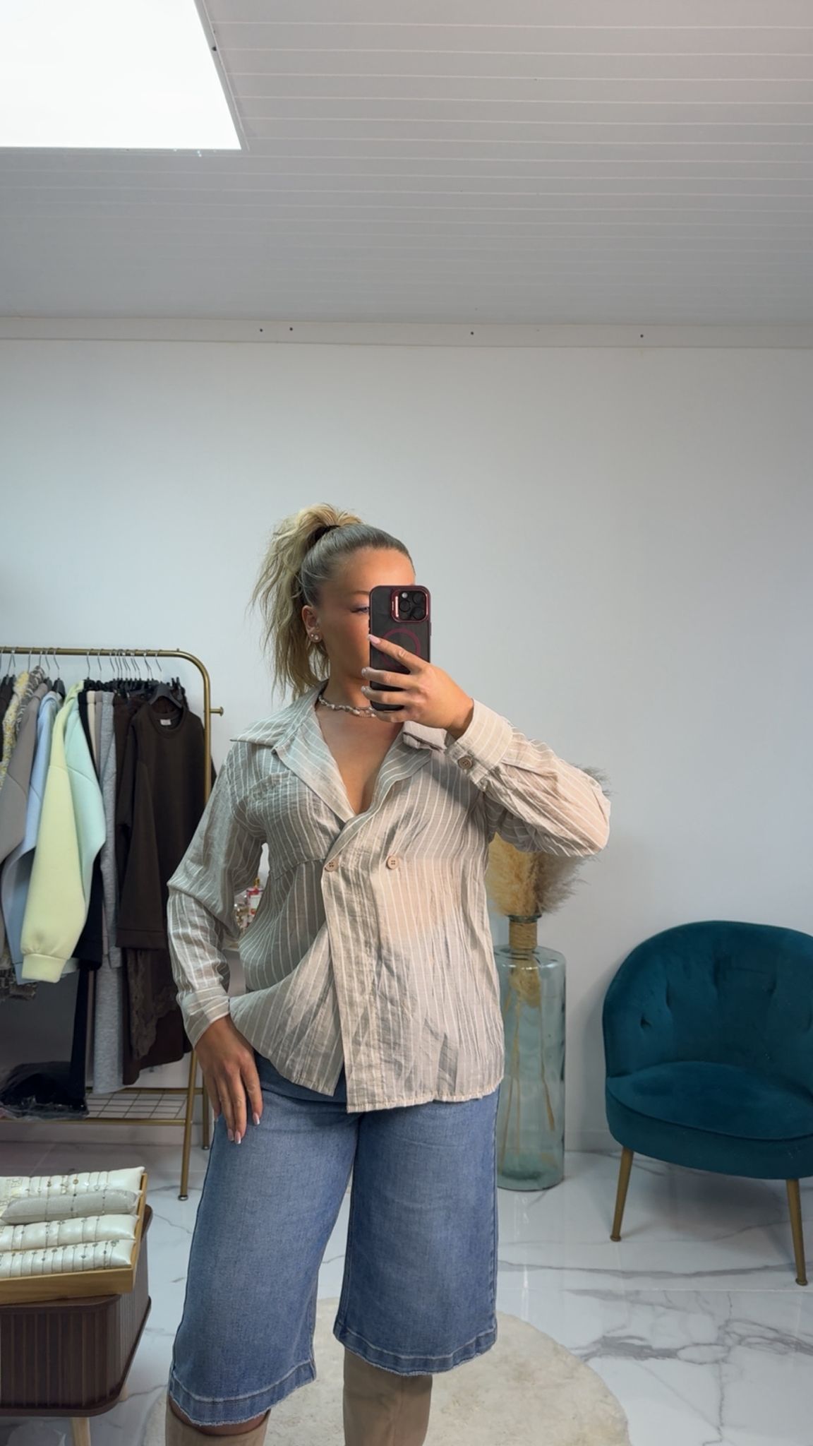 Chemise asymétrique