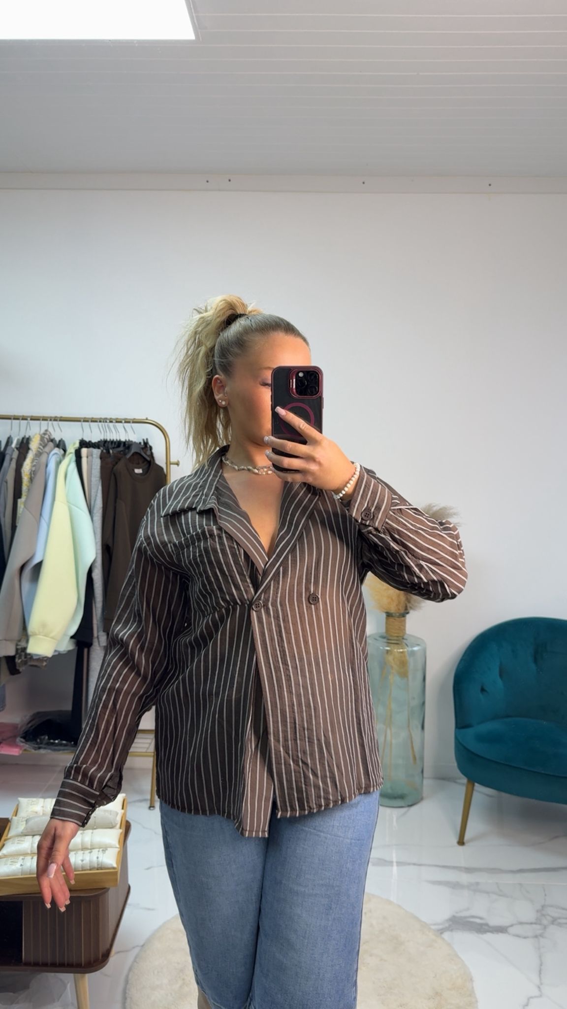 Chemise asymétrique